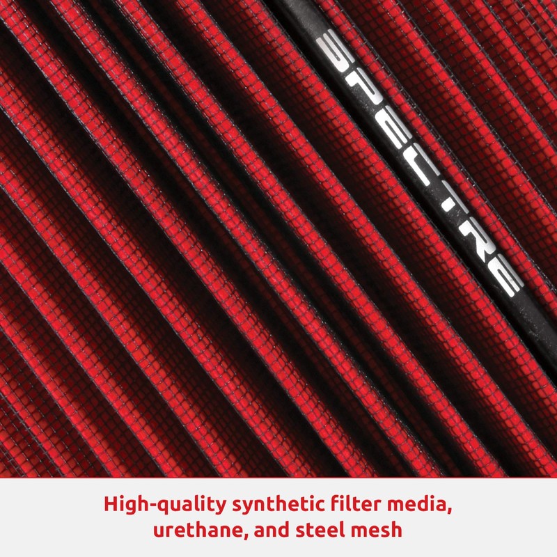 Spectre Universal Clamp-On Air Filter: High Performance, Washable Filter: Round