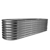 Land Guard 8×2×2ft Galvanized Raised Garden Bed Kit, Raised Garden