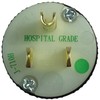 Hospital Grade NEMA 5-15P Green DOT Replacement Plug - Easy