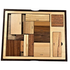 Creative Crafthouse Calibron 12 Brain Teaser Very Difficult Wood Puzzle 12 Pieces