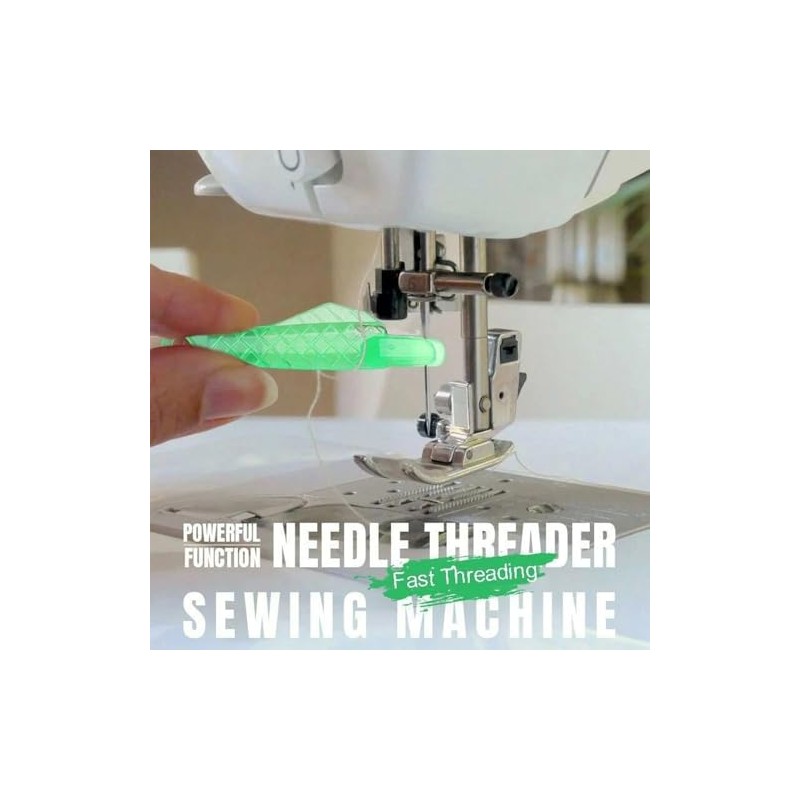 2025 New Fish Mouth Sewing Machine Needle Threader, Upgraded Automatic