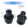 6 Pack Two-Piece 28mm Sleeve Wheel Lug Nuts Fit for