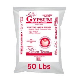 Kelly's Gypsum Calcium Sulfate Capsulated Pellets - Transform Your Soil with Gypsum Soil Conditioner - 50lb Bag (Micro Pellets, 1)