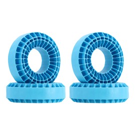 INJORA Silica Gel Insert Foam - 1.9 Inch Wheel Tyre Insert 118-122 mm for 1/10 RC Crawler Upgrade, Blue
