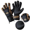 NOSSA TREND Soccer Goalkeeper Gloves (Black & Gold, 8)