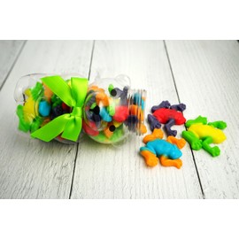 Bear Necessities Gummy Frogs in Bear Jar - Cute Bow, Hand-Jarred Gummy Candy Gift - Sourced & Made in the USA, Fun Gift & Stocking Stuffer - Artisanal Candy Treats & Assorted Gummies - 1 Jar