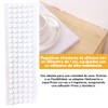 200 Piezas Pegatinas Doble Cara de Silicona Adhesivas de Pared