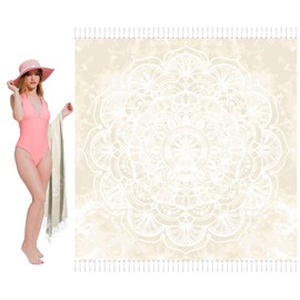 Oversized Turkish Beach Towel Blanket XXL Cotton Sandproof Towels Boho Woven Extra Large Big Sand Free Giant Throw Thick Blankets Huge Quilt XL Picnic Camping Necessities Cloud For Adult Gifts