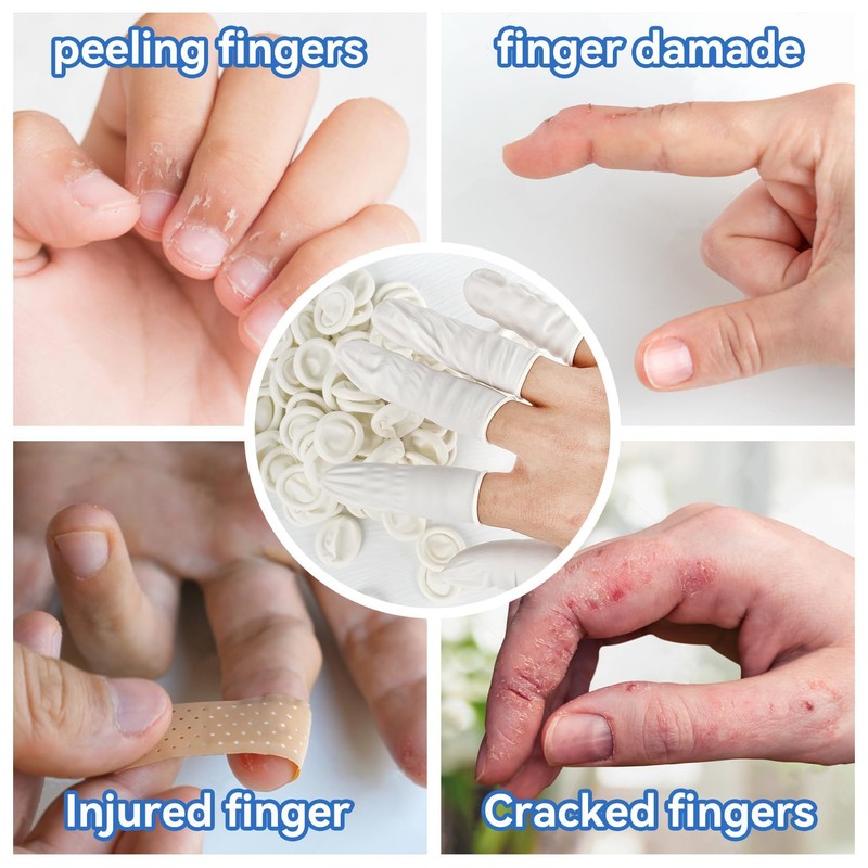 MAQIHAN 280PCS Small Finger Cots - Disposable Finger Gloves Finger