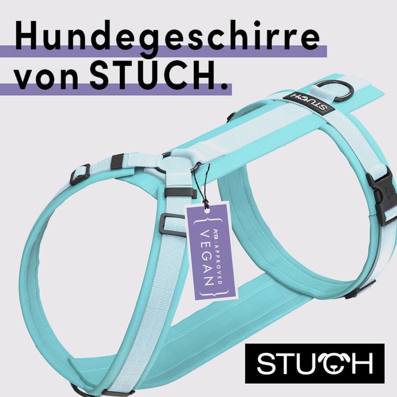 STUCH Y Dog Harness Padded & Adjustable - Dimensionally Stable,