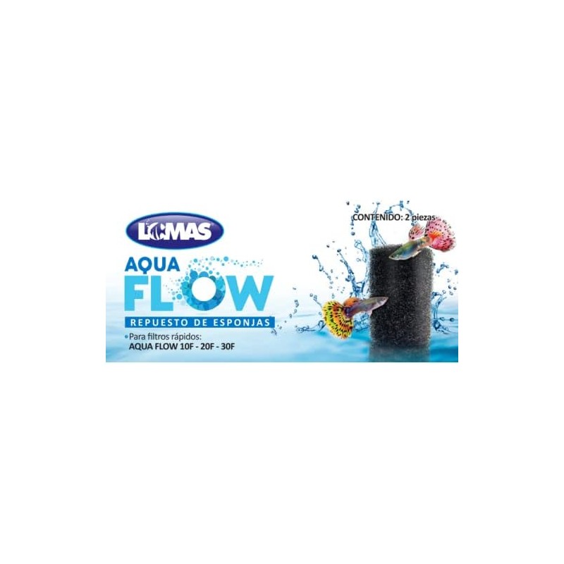 Lomas Repuesto Esponja para Filtro Rápido AquaFlow 10 20 30