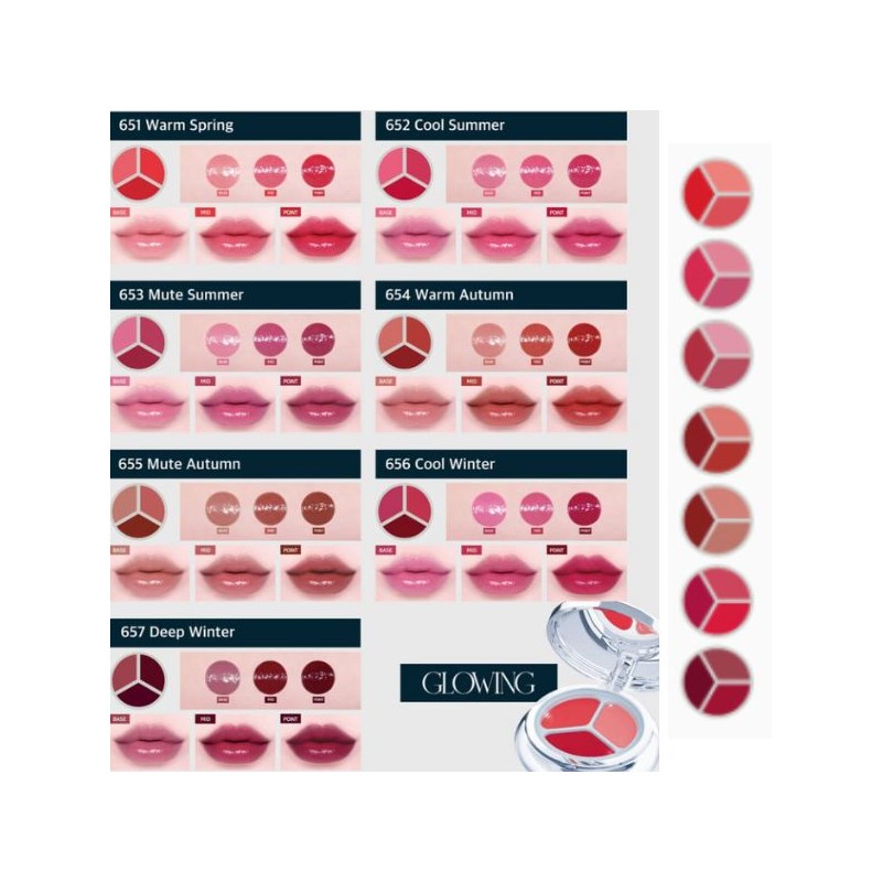 DINTO Glowing Time to Kiss and Blush 1ea, Color:656 Cool