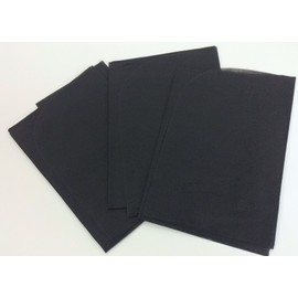 Disposable Non Woven Apron Black Industrial Pack of 80 (X 40 Piece Pack Set)