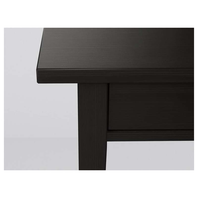 IKEA Hemnes Nightstand, Black-Brown