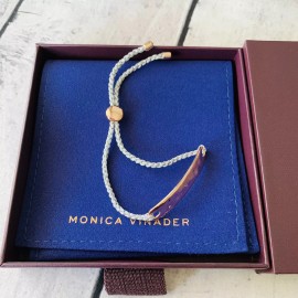 Monica Vinader New MONICA VINADER  Havana 18K Rose Gold Vermeil ID Friendship Bracelet