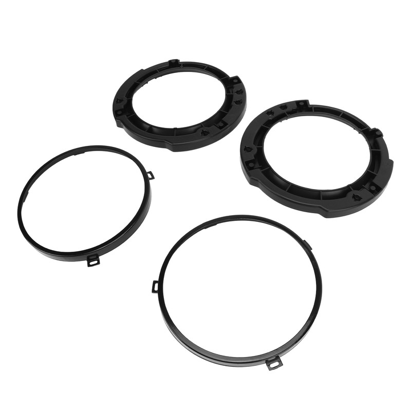 7Inch Round Headlight Mounting Retaining Bracket Ring Set with Headlight