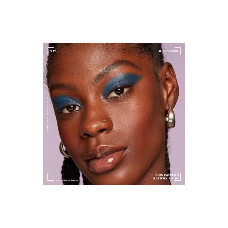NYX Professional Makeup, Jumbo, Lápiz de ojos, Tono Blueberry Pop