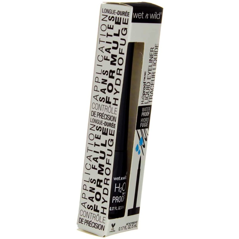 H2O Proof Felt Tip Liquid Eyeliner, Black by Wet 'n'
