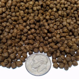 Aquatic Foods Inc. 4.5mm - 3/16" 45% Protein Cichlid Floating Pellets, for Cichlids, Discus, All Tropical Fish & Pond Fish. 12-Type Pellet Mix and Sinking Wafer Mix Included - 1/2-lb