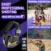 ZOHAN Electronic Shooting Earmuffs Built in Ambient Sound Amplifier, Hearing