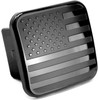 MULL USA Flag Metal Hitch Cover Plug (Fits 2.5" Receiver,