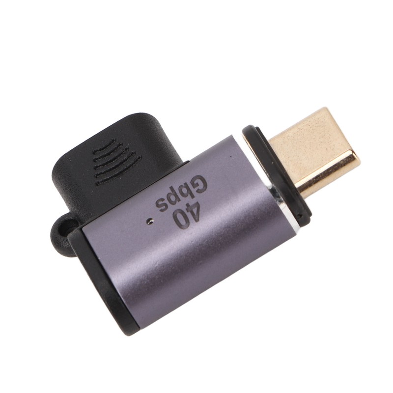 Magnetic Type C to Type C Adapter 24pin Elbow PD100W