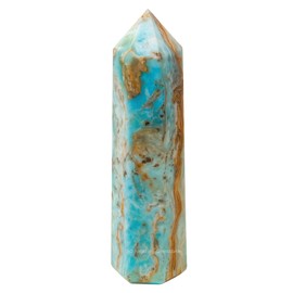 Amazing Gemstone Large Caribbean Calcite Crystal Towers ~ Natural Healing Crystal Point Obelisk for Reiki Healing and Crystal Grid (5.5 to 6 INCH)