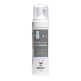 PRESENTA Foam 200 ml - Care, Cleanse and Protection of the Skin Around the Stoma - Replaces Water and Soap - For Adults and Children - Stoma-friendly Ingredients - Quick Application