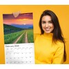 Sunrise Sunset 2023 Hangable Monthly Wall Calendar,12"x24",Sturdy & Thick Large