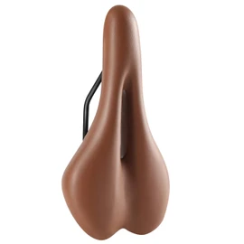 ZHIQIU Bicycle Soft Saddle Bike Color Seat Cushion Saddle Ergonomic Fit for Road Bike Mountain Bike (MTB) and Solid Gear Bike (Brown Hollow Thick)