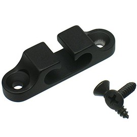 Hipshot Bass String Retainer, 2 String Black