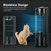 VIVOSUN 13'' Tower Fan, Bladeless Desk Fan with 3 Speeds