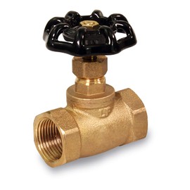 Midline Valve 95344 Short Globe Style Stop Valve, No Lead 1/2 in. FIP Connections, Brass