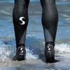Synergy Swim Socks Neoprene Swim Booties (X-Small) Black