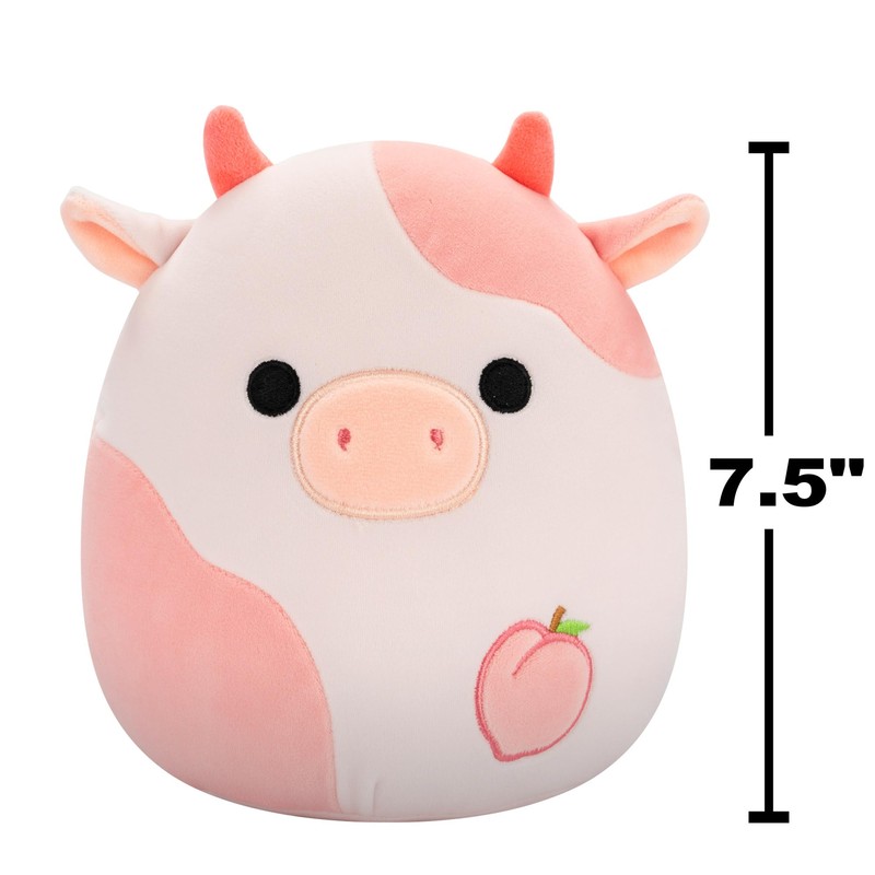 Squishmallows Original 7.5 Inch - Lilaz the Peach Cow