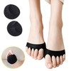 Front sole cushion pad - black 2p soft Forefoot protection 7ea