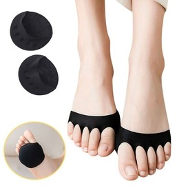 Front sole cushion pad - black 2p soft Forefoot protection 7ea