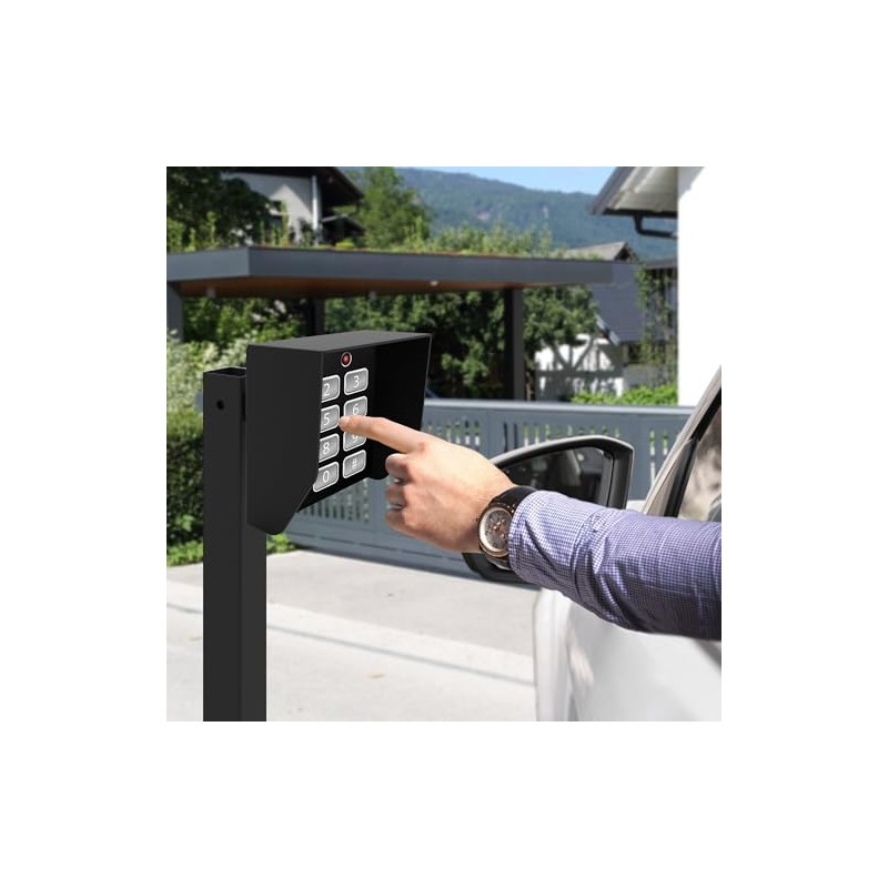 Waterproof Cover Keypad Mounting Post Bracket, Pedestal Mount for Keyboard