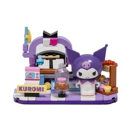 Onda Building Kit Sanrio Characters Cafe Block Building Kit Kuromi Bakery Cafe Toy Educational Toy