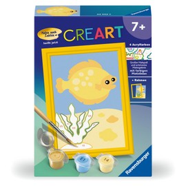 Ravensburger CreArt 23952 - Happy Fish - Painting by Numbers for Girls and Boys from 7 Years