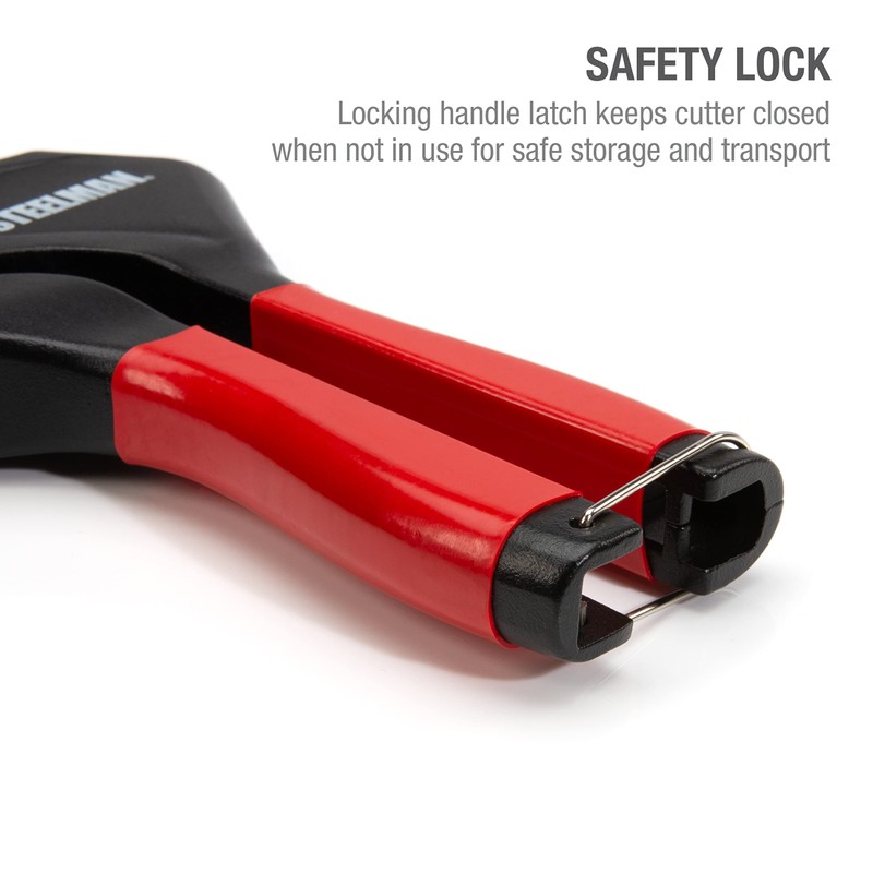 Steelman PVC Pipe Cutter Tool, Cuts 1-⅝-inch Plastic Tube, Ratcheting,