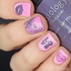 Valentine's Day Occasion Nail Stamping Plate (Opposites Attract (M045))