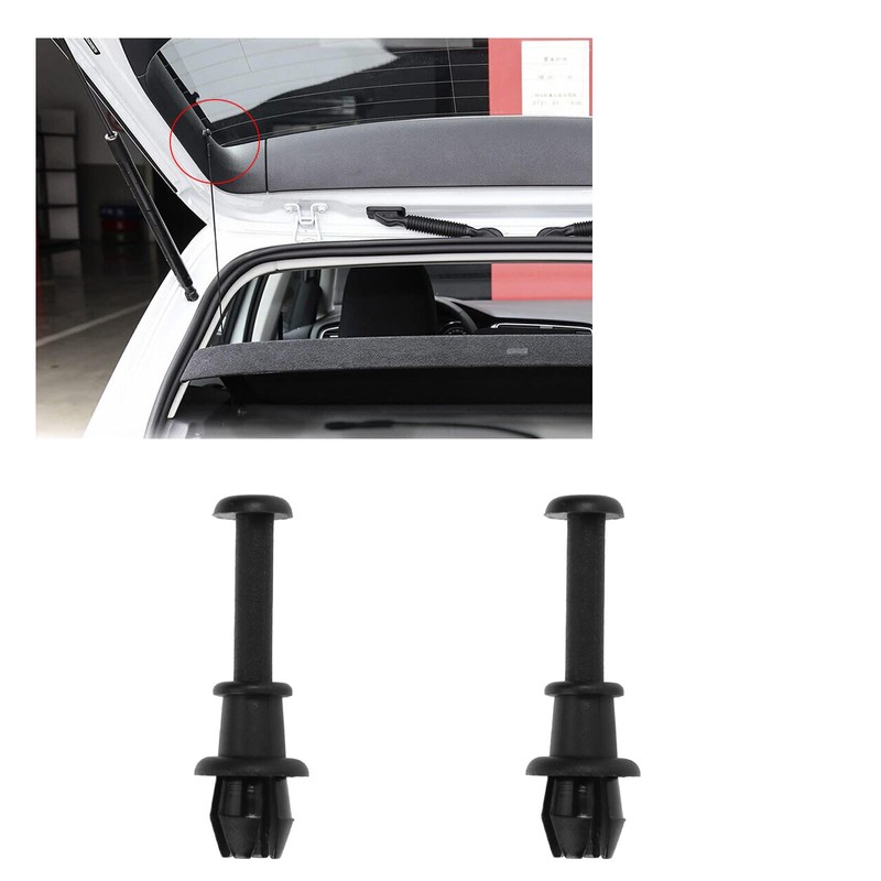 EMSea 4PCS Car Boot Parcel Shelf Clips Pins 1M6867574A Compatible