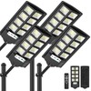 WYWNA Solar Lights Outdoor, 6000K LED Solar Lights Outdoor Waterproof,
