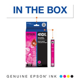 EPSON 410 Claria Premium Ink High Capacity Magenta Cartridge (T410XL320-S) Works with Expression Premium XP-530, XP-630, XP-640, XP-7100, XP-830