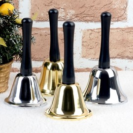 Classic Table Call Bell Silver Handbell - 75mm 2ea