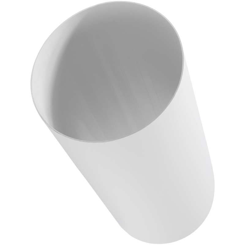 HVAC OV 5"" Inch Round Straight 12"" Inch Long Plastic