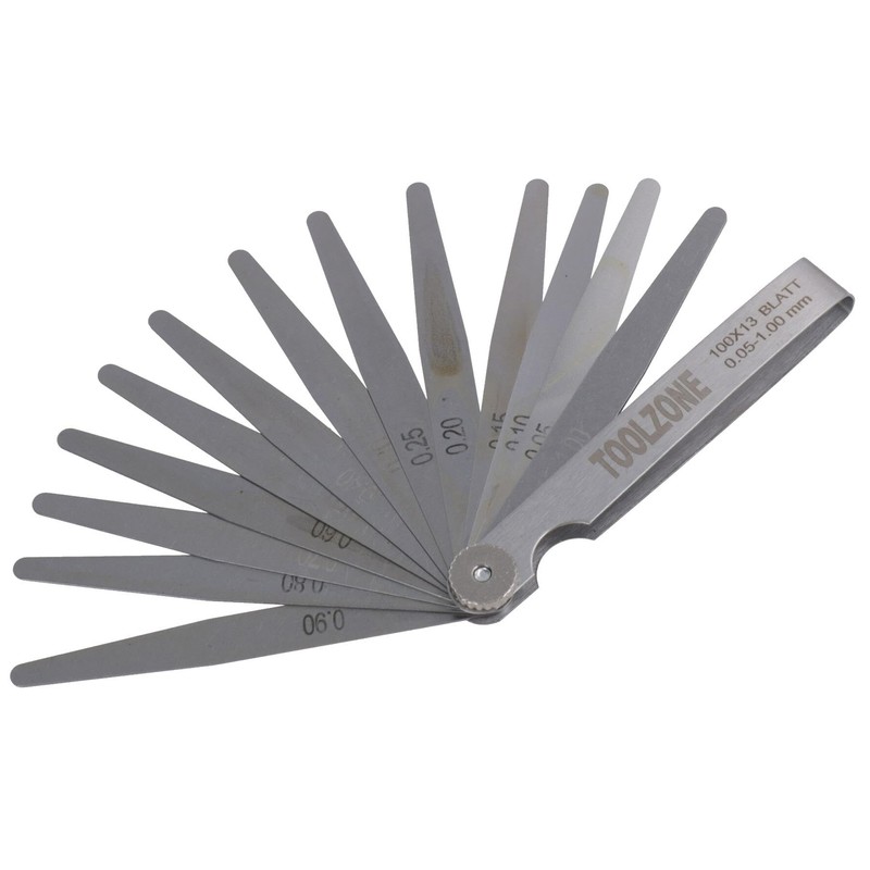 toolzone AU212 13 mm Blade Feeler Gauge - Silver