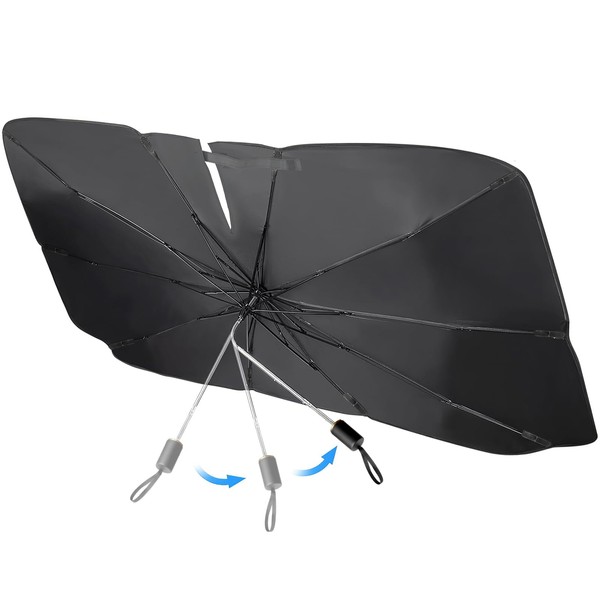Gegoup Car Sunshade, Folding Umbrella, Car Front Shade, Sun Shade,