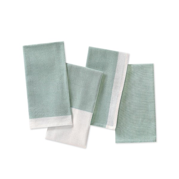 Folkulture Cloth Napkins 20x20 Inches, Set of 4 Cotton Table
